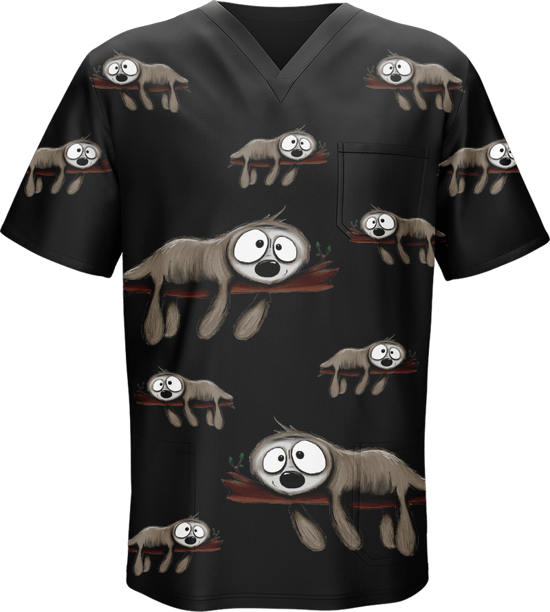 Snoozy Sloth Scrubs