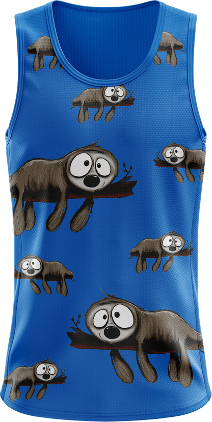 Snoozy Sloth Singlets - fungear.com.au