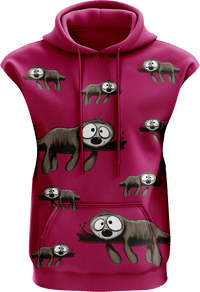 Snoozy Sloth Sleeveless Hoodie 2