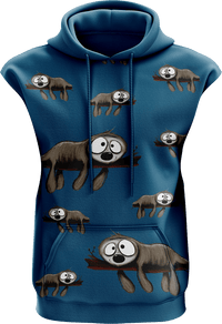 Snoozy Sloth Sleeveless Hoodie 4