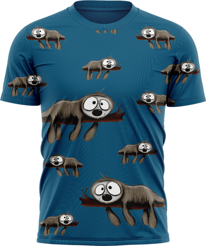 Snoozy Sloth T shirts - fungear.com.au