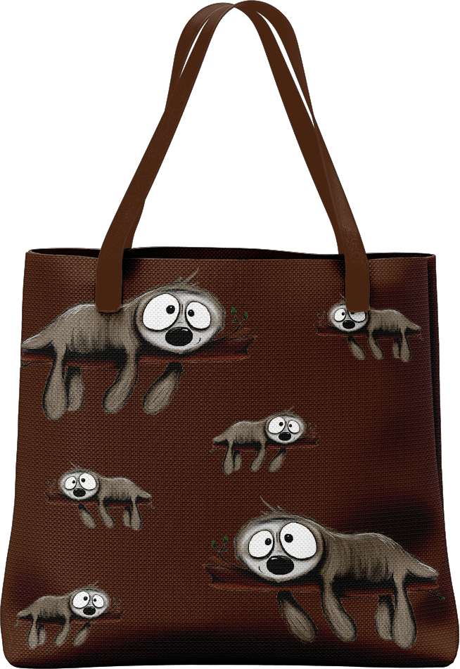 Snoozy Sloth Tote Bag - fungear.com.au
