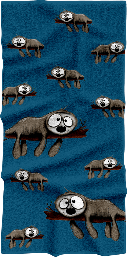Snoozy Sloth Towels - fungear.com.au