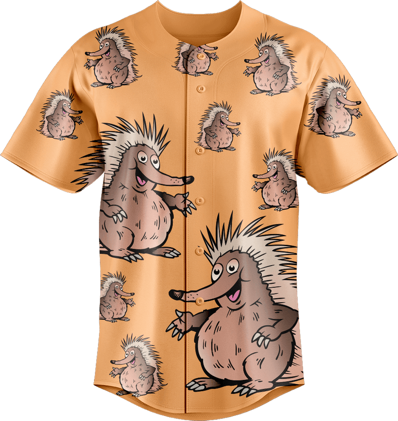 Spunky Echidna Baseball Jerseys