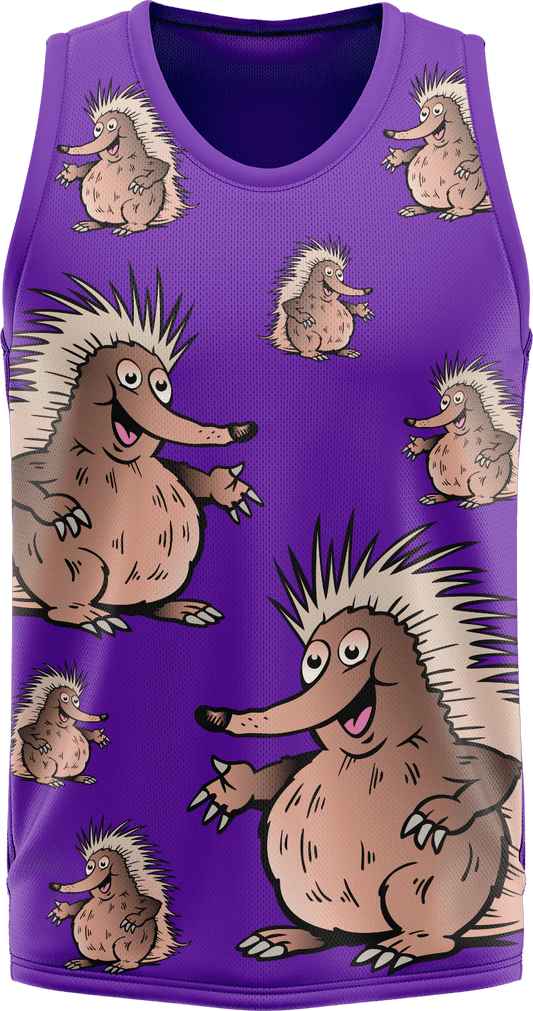 Spunky Echidna Basketball Jersey - fungear.com.au