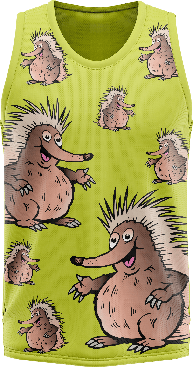 Spunky Echidna Basketball Jersey