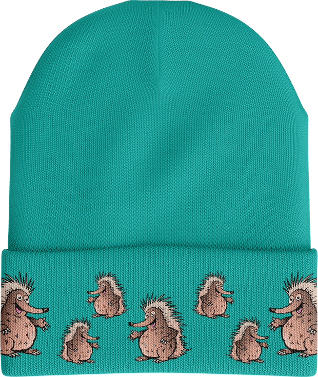 Spunky Echidna Beanie - fungear.com.au