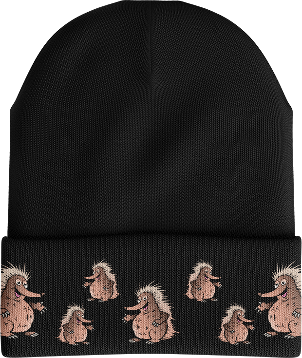 Spunky Echidna Beanie - fungear.com.au