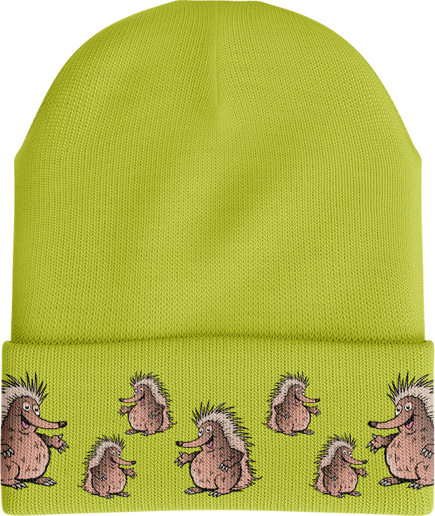 Spunky Echidna Beanie - fungear.com.au