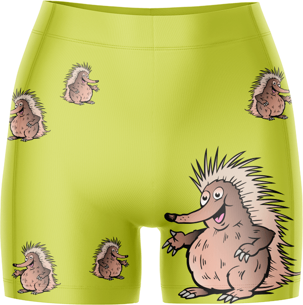 Spunky Echidna Bike Shorts - fungear.com.au