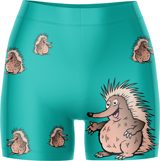 Spunky Echidna Bike Shorts - fungear.com.au