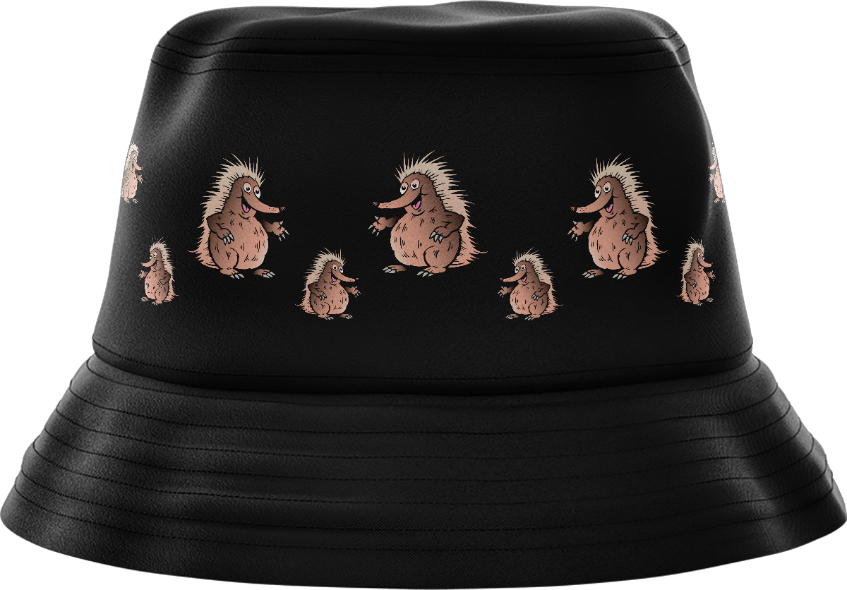 Spunky Echidna Bucket Hats - fungear.com.au