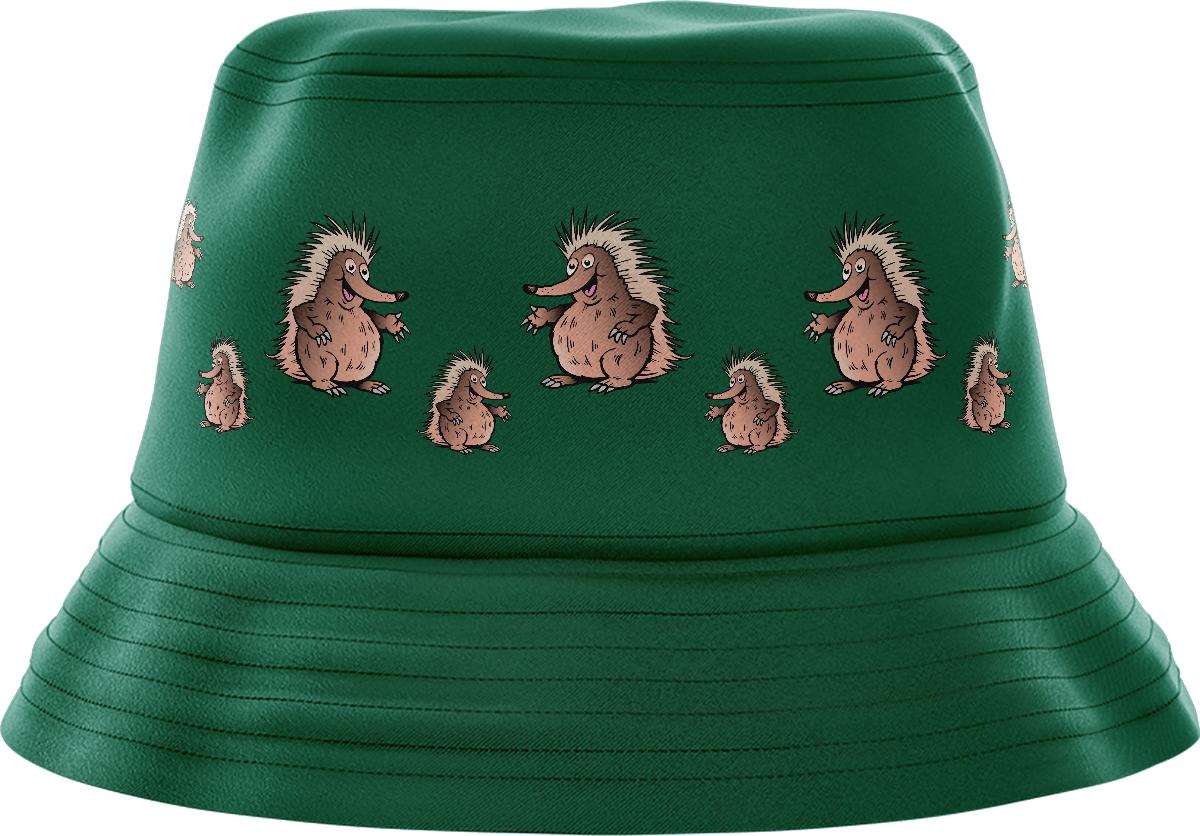 Spunky Echidna Bucket Hats - fungear.com.au