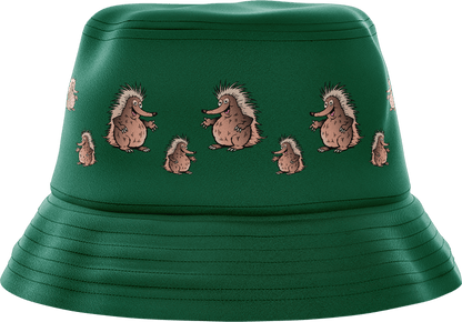 Spunky Echidna Bucket Hats - fungear.com.au