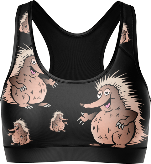 Spunky Echidna Crop Top - fungear.com.au