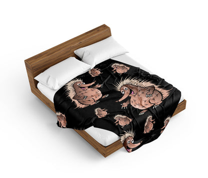 Spunky Echidna Doona Cover - fungear.com.au