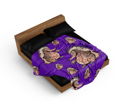 Spunky Echidna Doona + Pillow - fungear.com.au