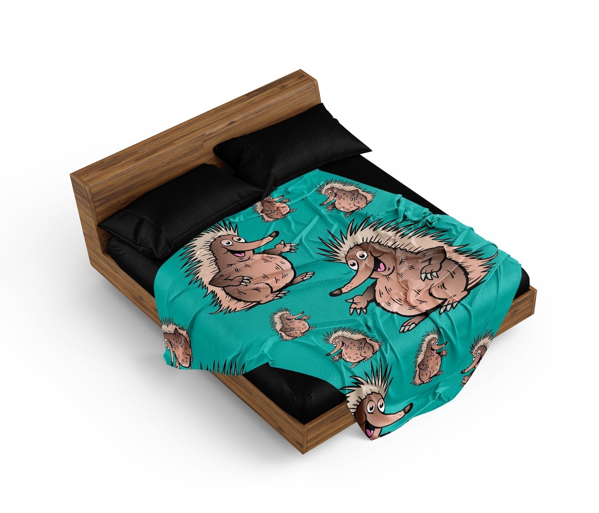 Spunky Echidna Doona + Pillow - fungear.com.au