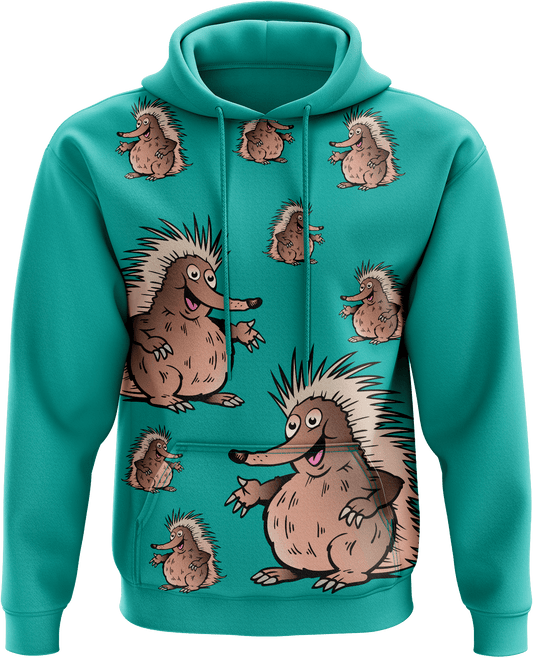 Spunky Echidna Hoodies - fungear.com.au