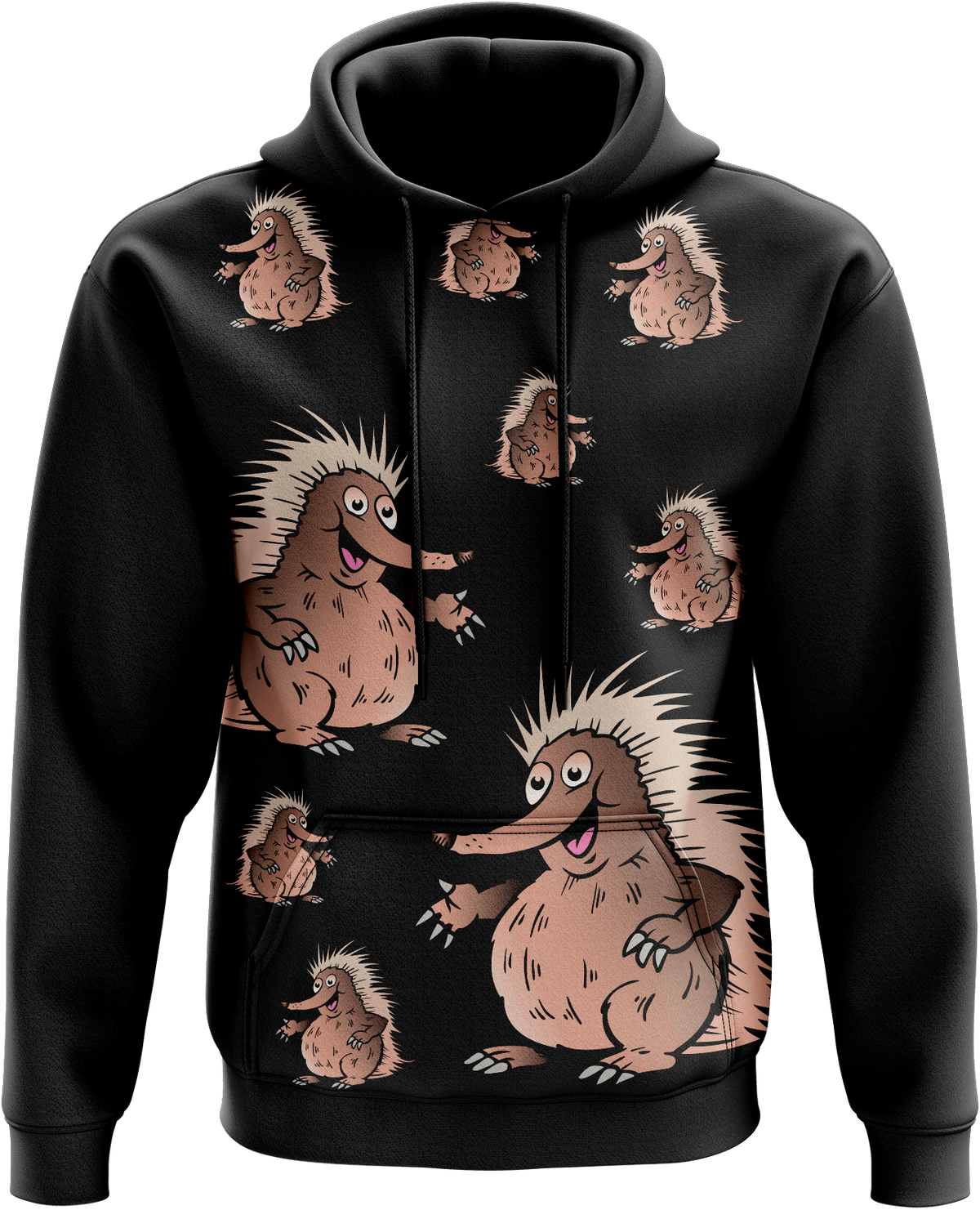 Spunky Echidna Hoodies