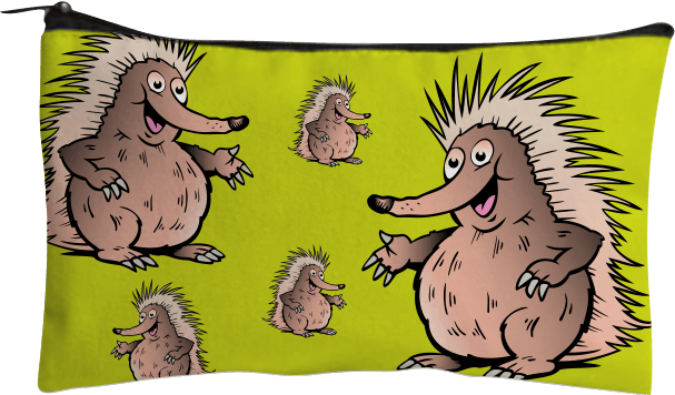 Spunky Echidna Jumbo Pencil Case - fungear.com.au