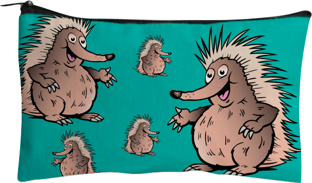 Spunky Echidna Jumbo Pencil Case