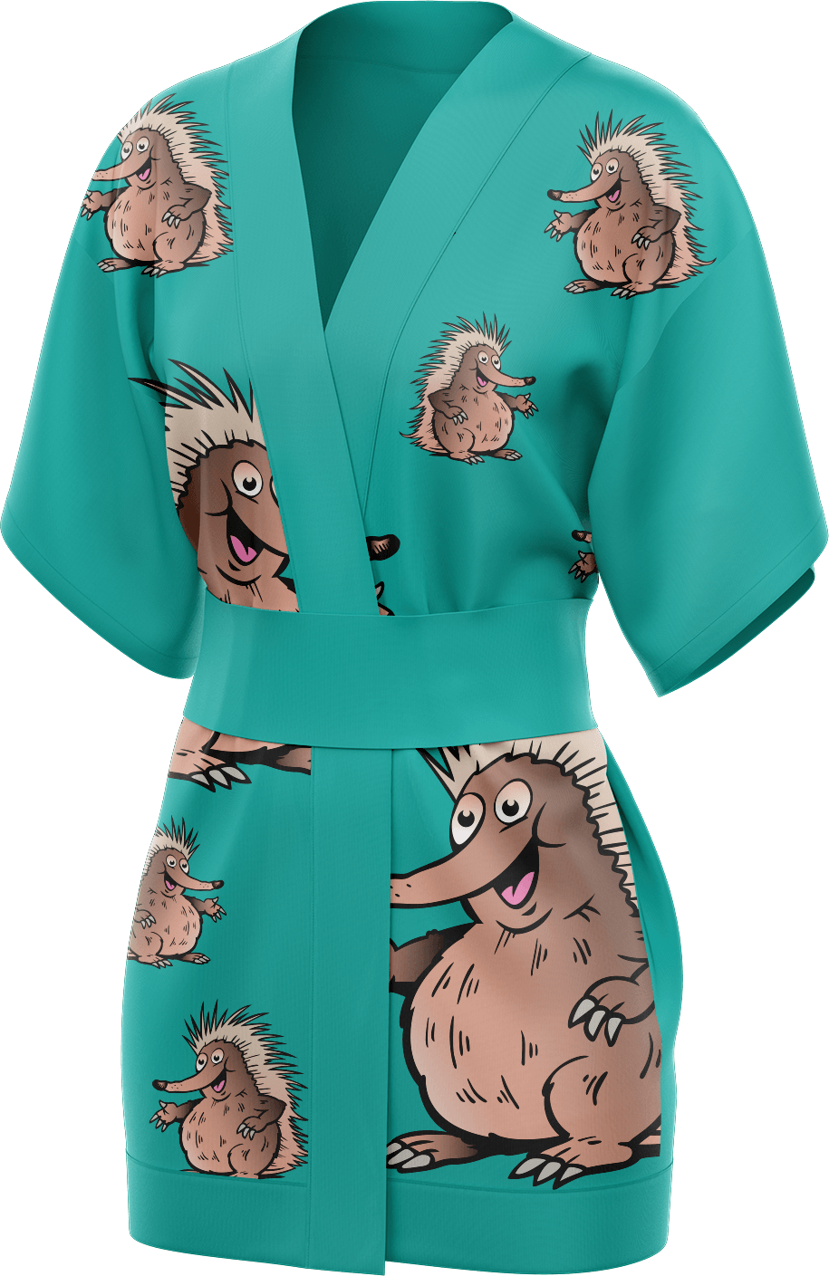 Spunky Echidna Kimono - fungear.com.au