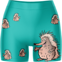 Spunky Echidna Ladies Gym Shorts 2