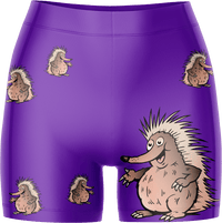 Spunky Echidna Ladies Gym Shorts 1