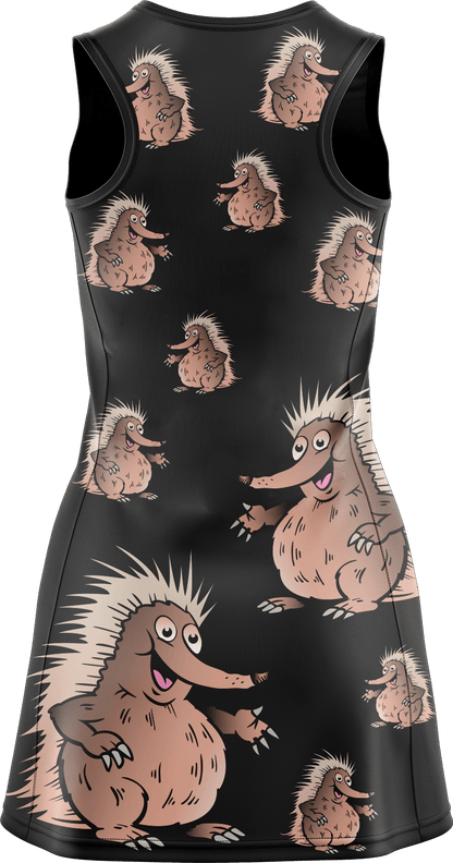 Spunky Echidna Ladies Mini Dress - fungear.com.au