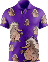 Spunky Echidna Men's Short Sleeve Polo 1