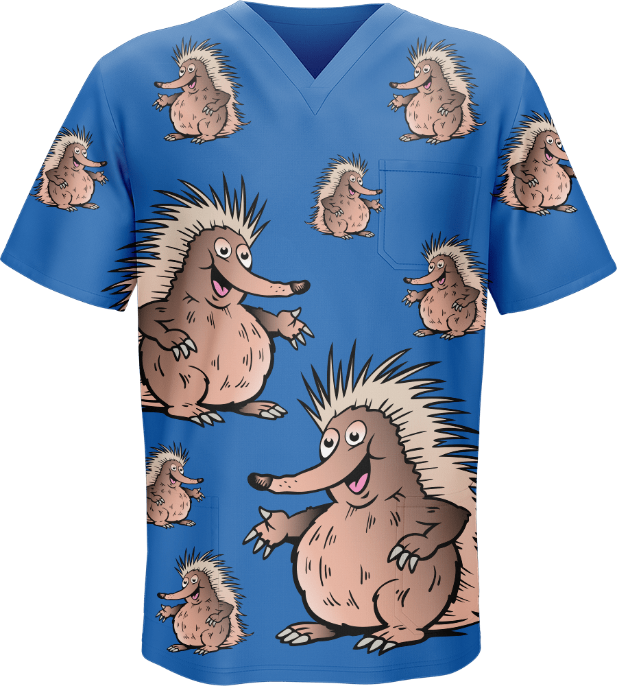 Spunky Echidna Scrubs - fungear.com.au