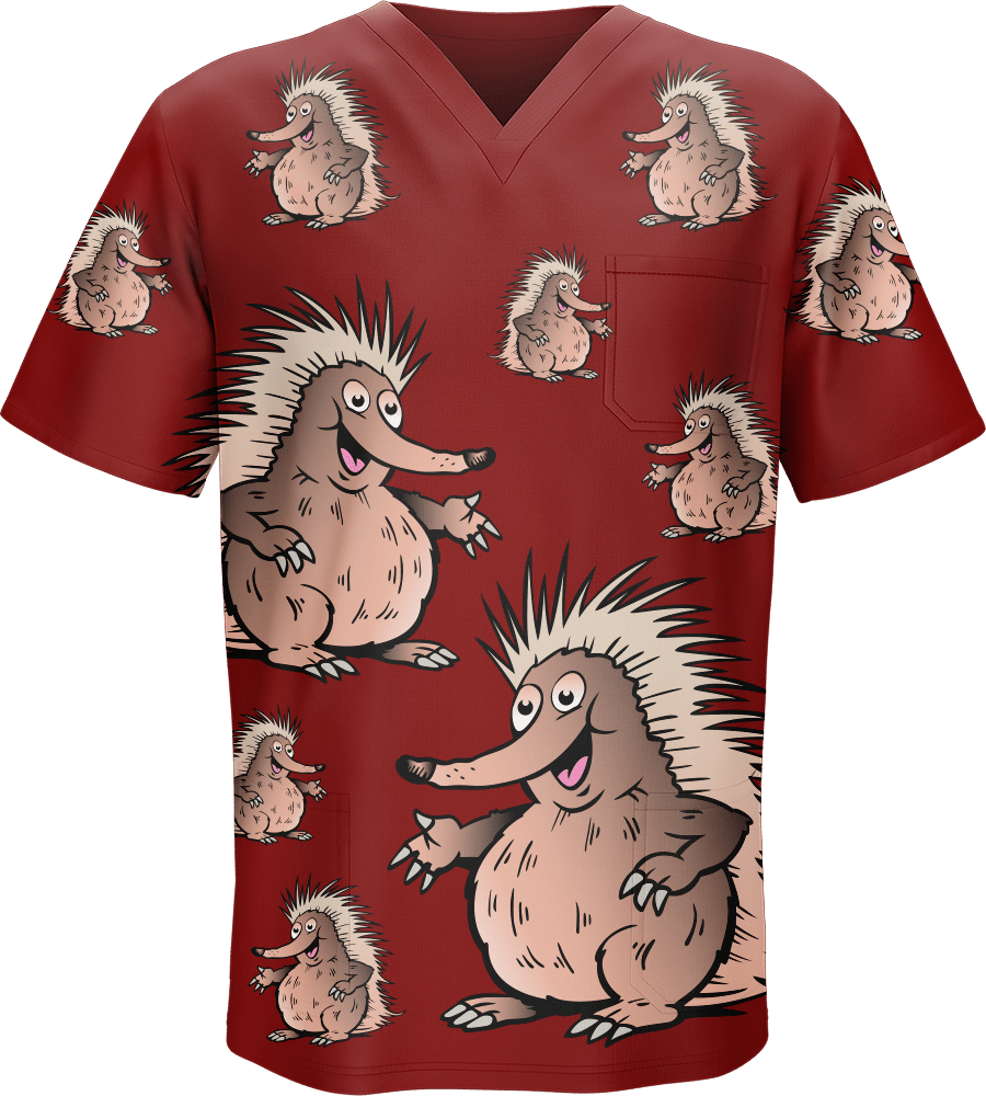 Spunky Echidna Scrubs - fungear.com.au