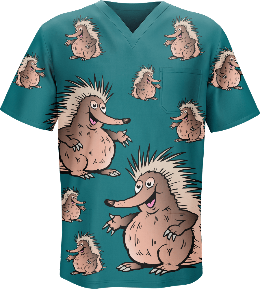 Spunky Echidna Scrubs - fungear.com.au