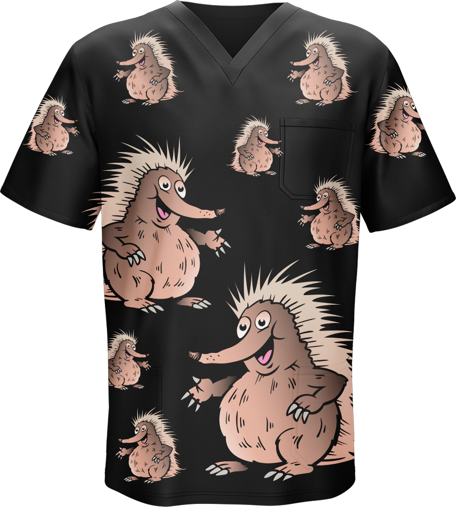 Spunky Echidna Scrubs - fungear.com.au