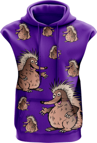 Spunky Echidna Sleeveless Hoodie 4