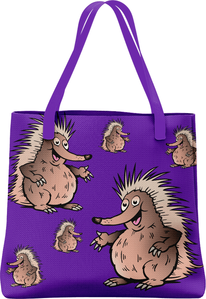 Spunky Echidna Tote Bag - fungear.com.au