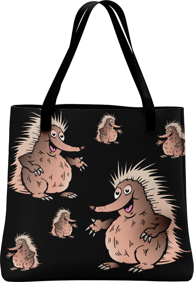 Spunky Echidna Tote Bag