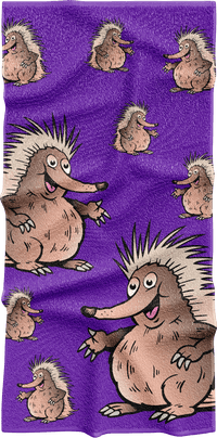 Spunky Echidna Towels 2