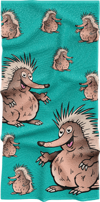 Spunky Echidna Towels 1