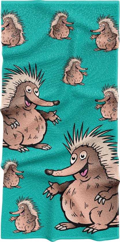 Spunky Echidna Towels - fungear.com.au