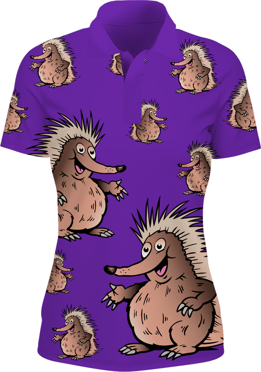 Spunky Echidna Women's Polo - fungear.com.au