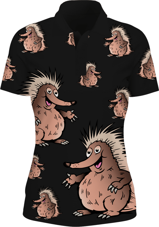 Spunky Echidna Women's Polo - fungear.com.au