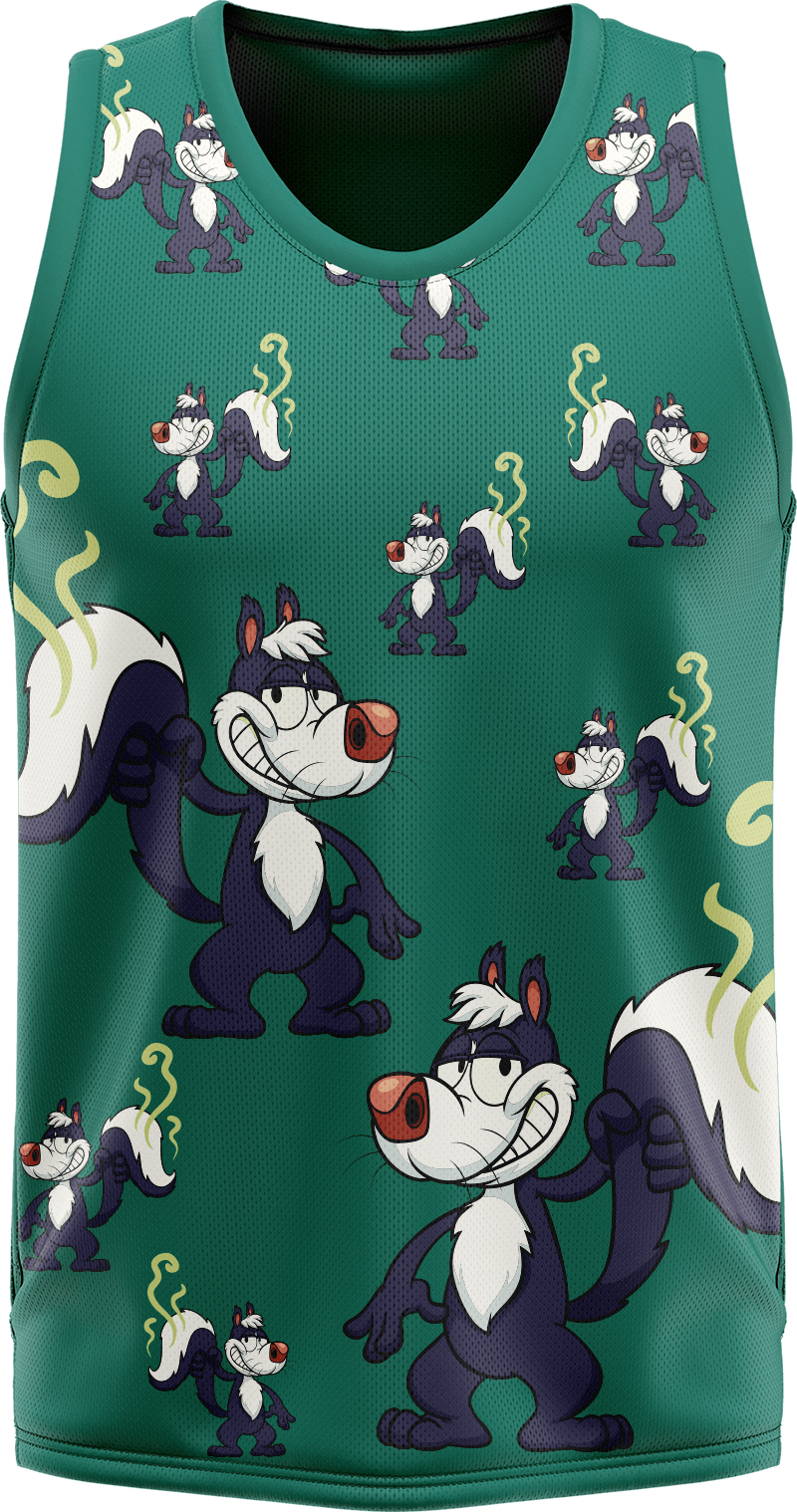 Stinky Skunk Basketball Jersey - fungear.com.au