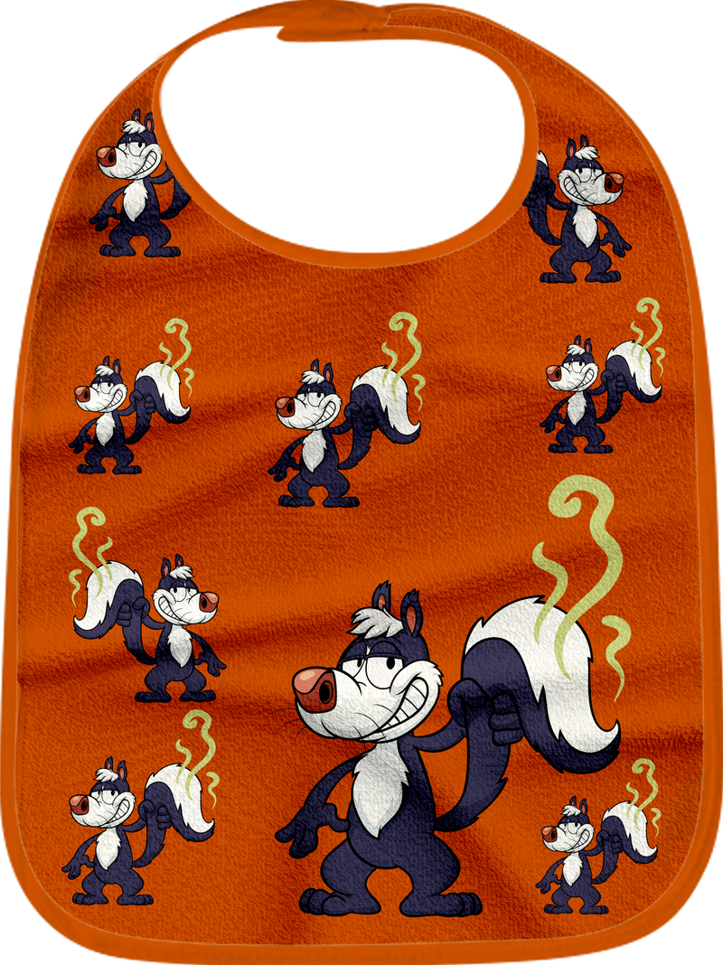 Stinky Skunk Bibs