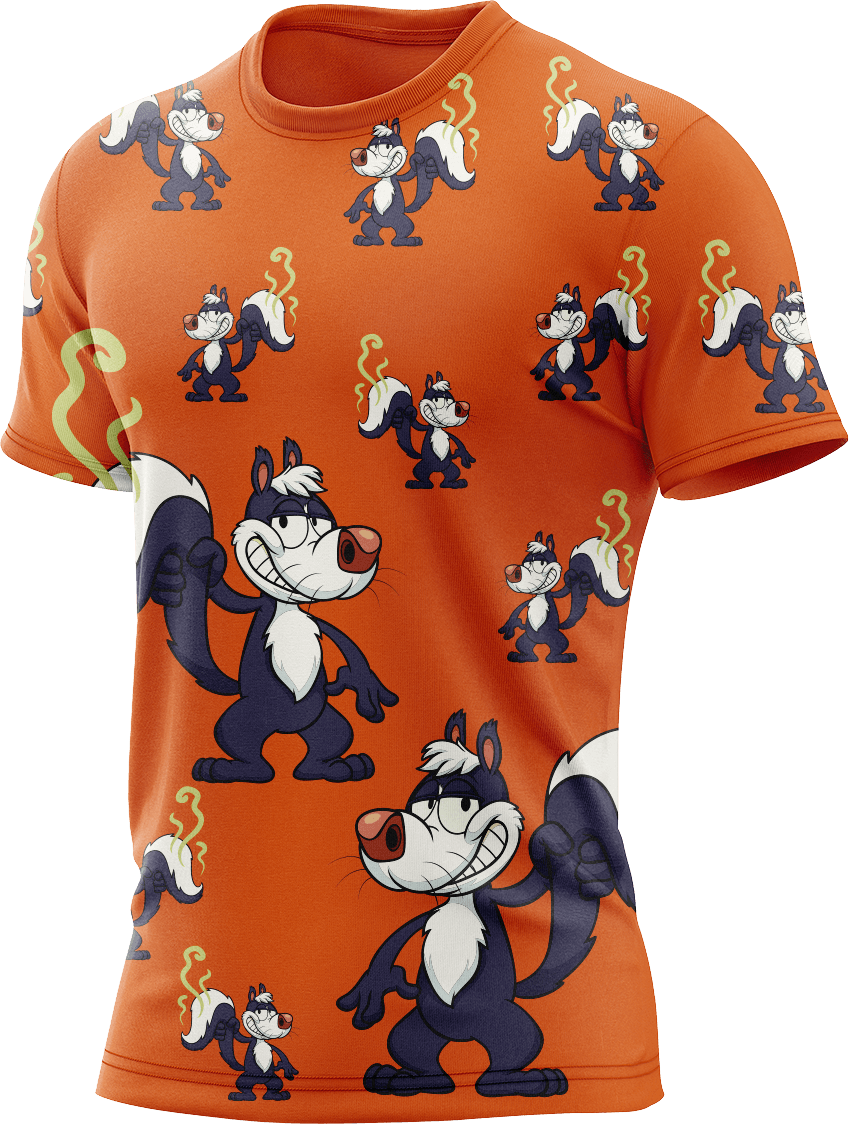 Stinky Skunk Rash Shirt Short Sleeve - fungear.com.au