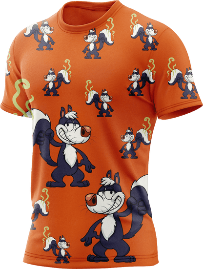 Stinky Skunk Rash Shirt Short Sleeve - fungear.com.au