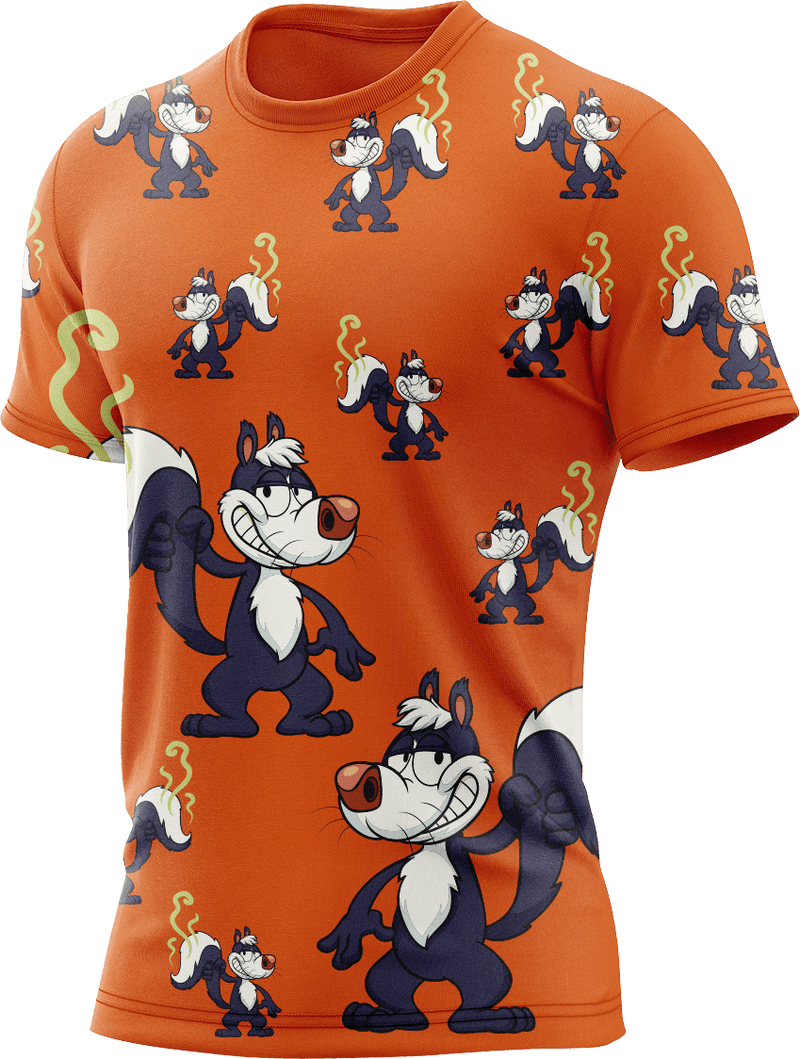 Stinky Skunk Rash Shirt Short Sleeve