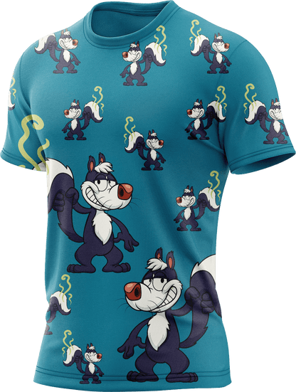 Stinky Skunk Rash Shirt Short Sleeve - fungear.com.au