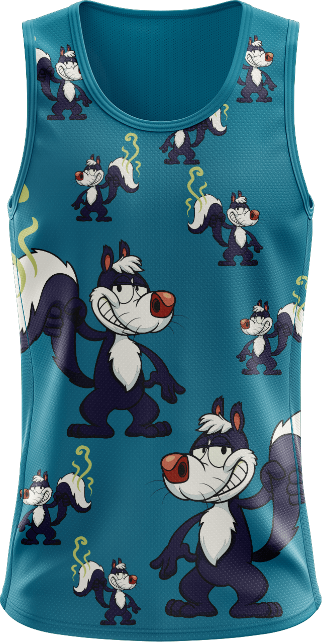 Stinky Skunk Singlets - fungear.com.au